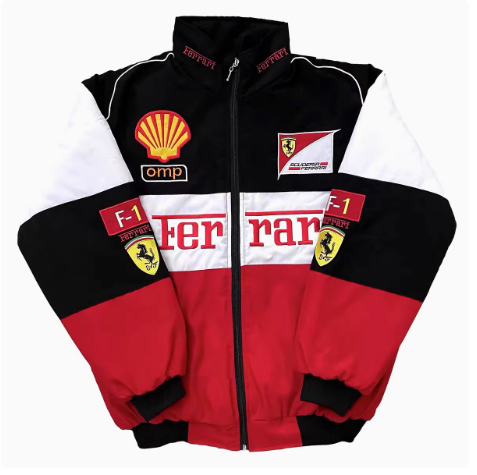 Ferrari F1 レーシングジャケット ホワイト – 300km/h Club Ferrari F1 レーシングジャケット ホワイト – 300km/h Club