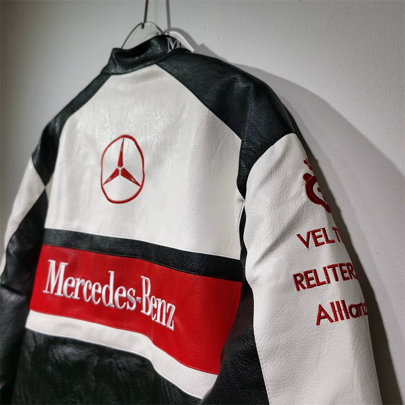 Mclaren × Mercedes-Benz コラボフェイクレザージャケット