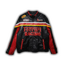 Ferrari RACING Faux Leather Jacket Black 