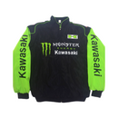 Monster Kawasaki Biker-style Racing Jacket