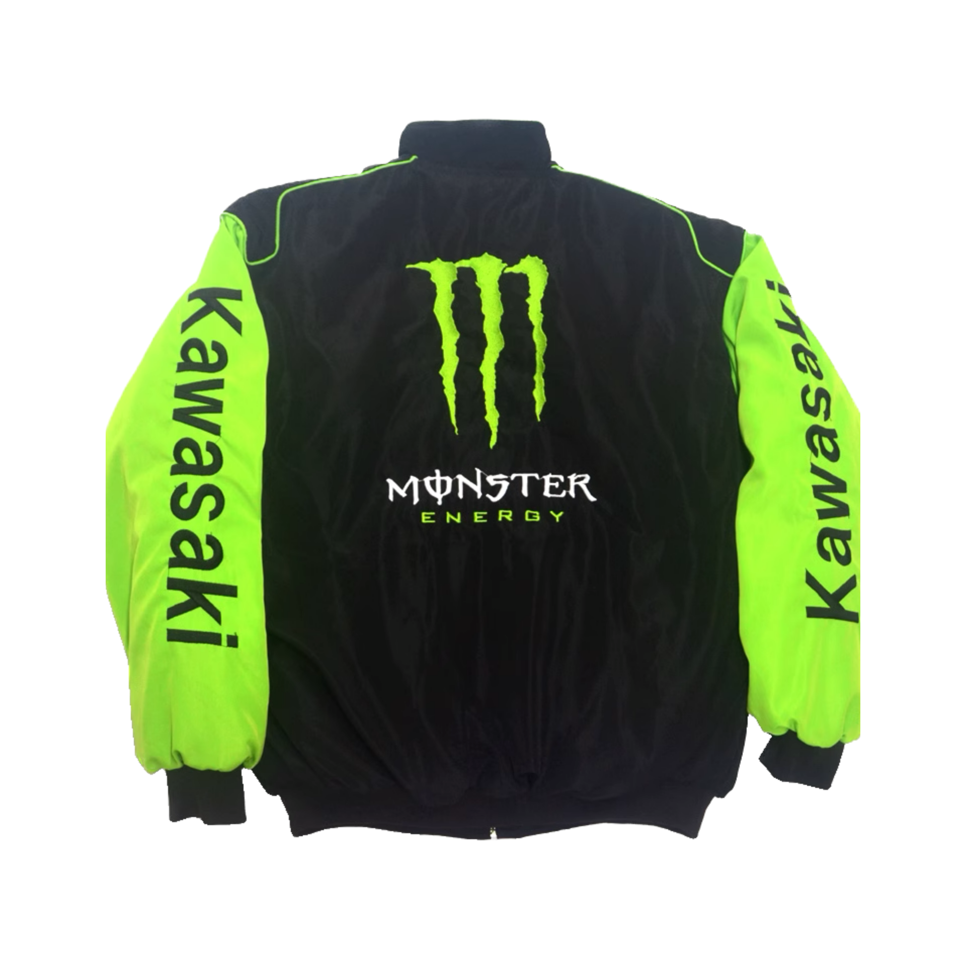Monster Kawasaki Biker-style Racing Jacket