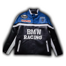 BMW RACING Faux Leather Jacket Black 
