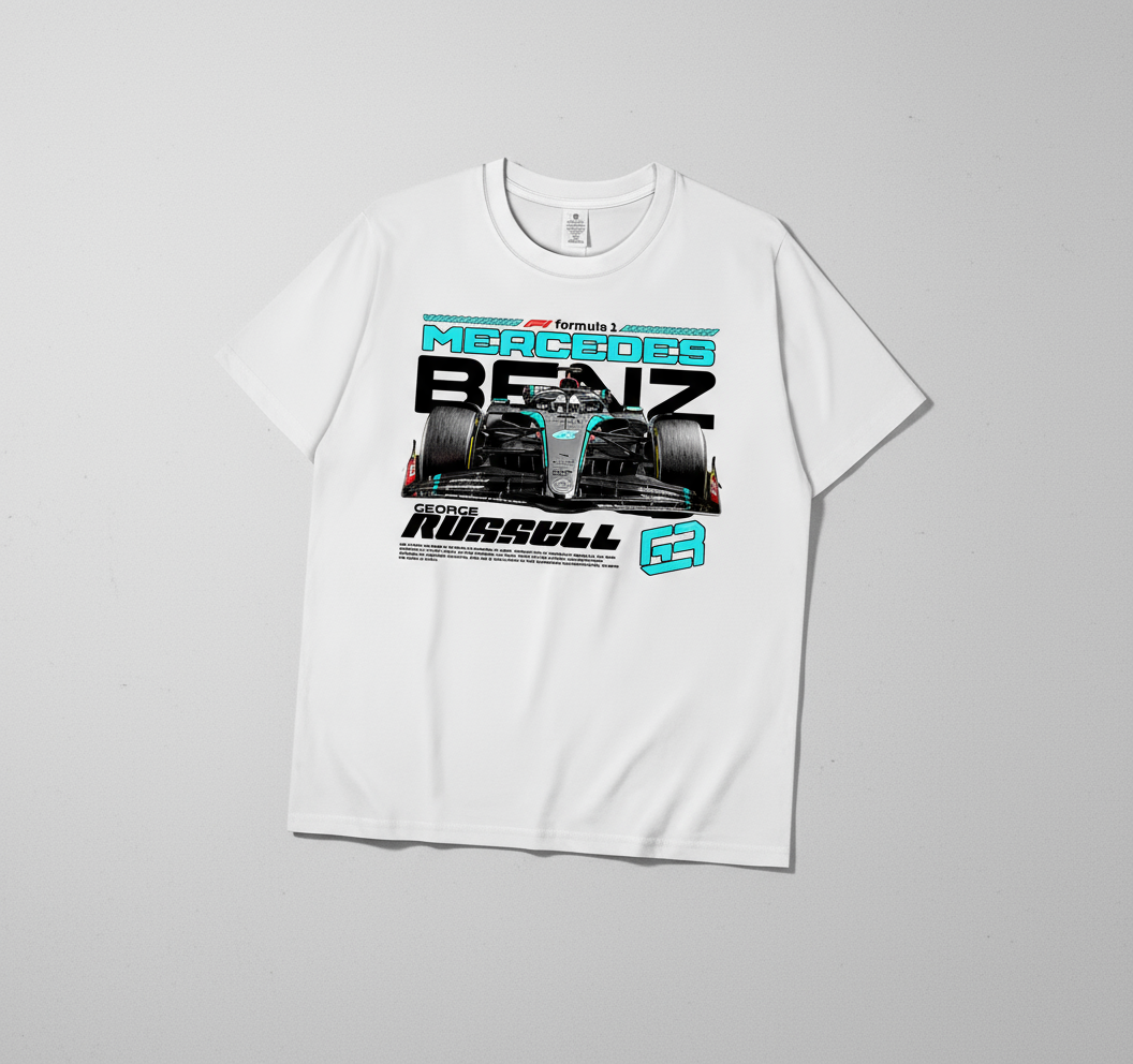 Mercedes-AMG "George Russell" F1 Graphic T-shirt 