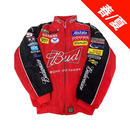 Budweiser NASCAR Racing Jacket, Red (Spring/Summer/Cotton-Free)