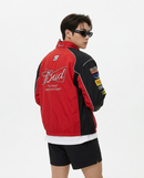 Budweiser NASCAR Racing Jacket, Red (Spring/Summer/Cotton-Free)