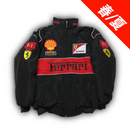 [Spring/Summer/Cottonless] Ferrari F1 Racing Jacket Black