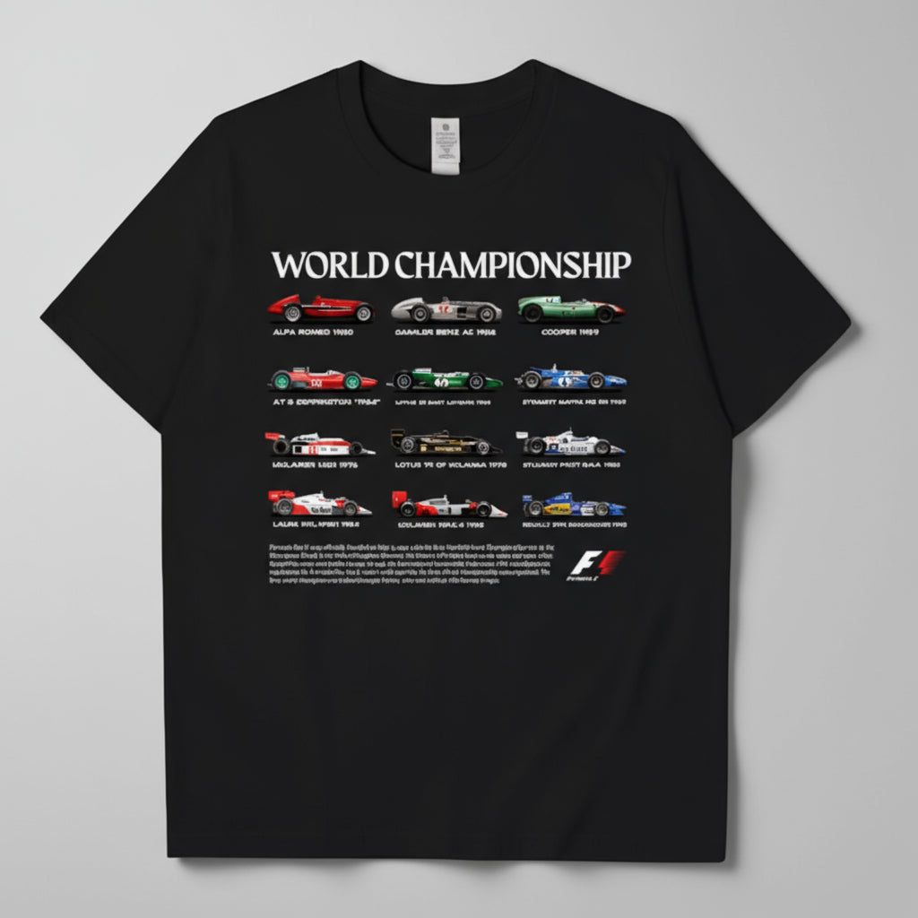 F1 "World Championship" Graphic T-shirt