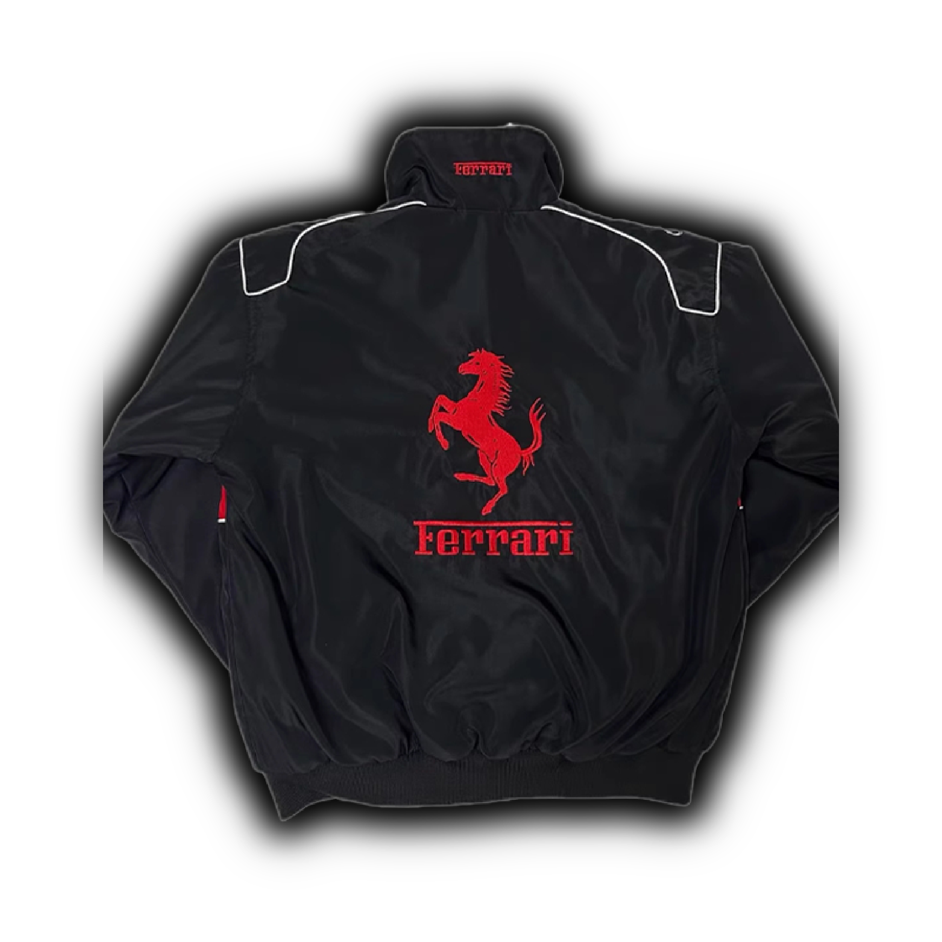 Ferrari F1 Center Split Racing Jacket Black