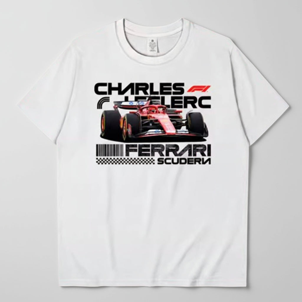 Ferrari "Charles Leclerc" Graphic T-shirt