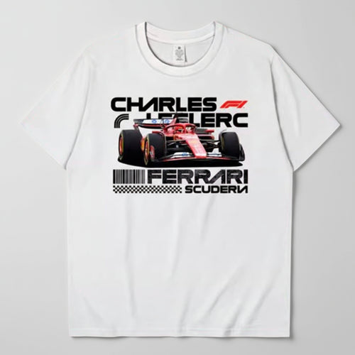 Ferrari "Charles Leclerc" Graphic T-shirt