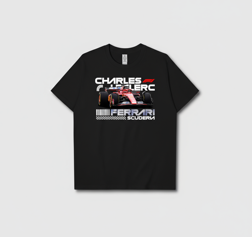 Ferrari "Charles Leclerc" Graphic T-shirt