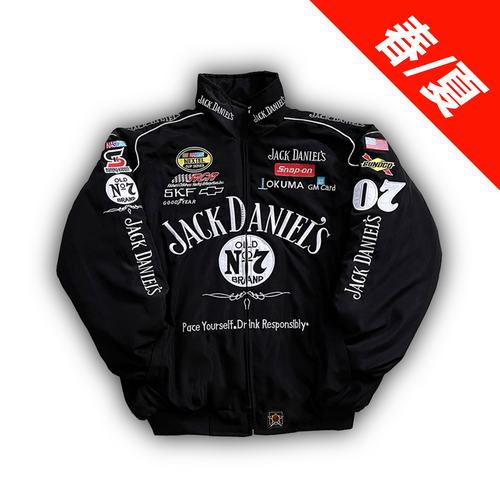 [Spring/Summer/Cotton-Free] Jack Daniels Chevrolet NASCAR Racing Jacket