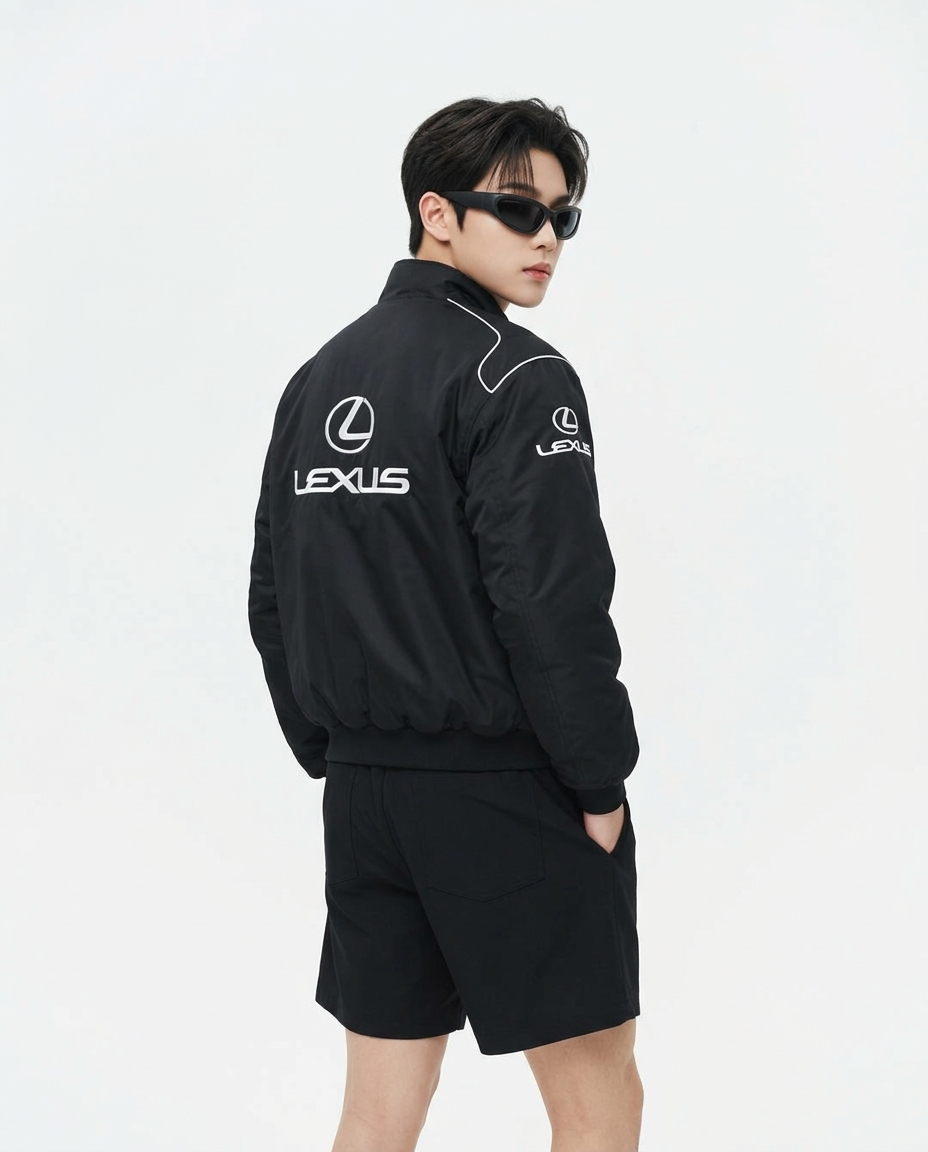 [Spring/Summer/No Cotton] LEXUS Racing Jacket Black