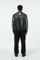 Ferrari Olympus Faux Leather Racing Jacket Green 