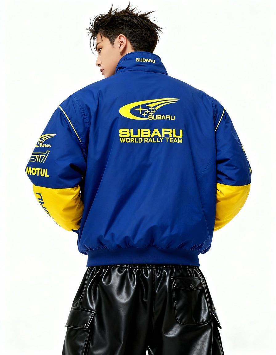 SUBARU Rally Racing Jacket Yellow