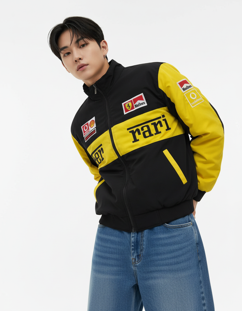 Ferrari F1 Racing Jacket Yellow