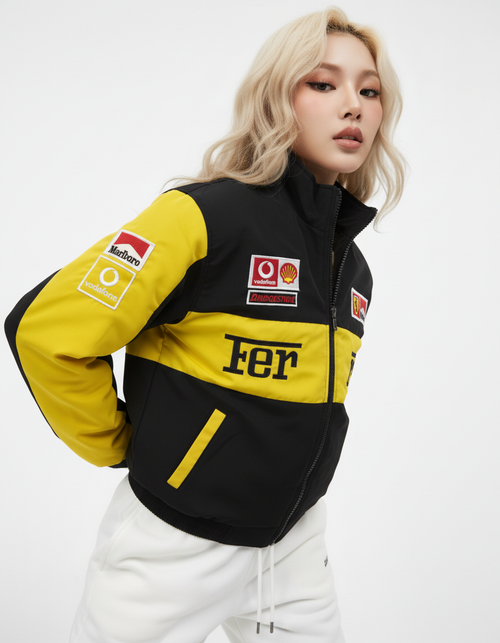 Ferrari F1 Racing Jacket Yellow