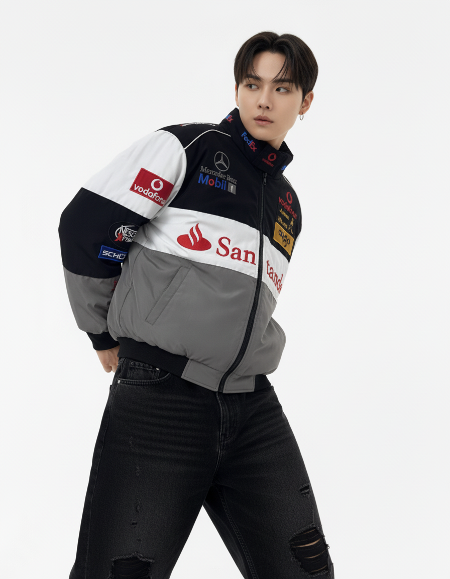 Mercedes-Benz F1 Racing Jacket, Gray