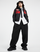 Ferrari F1 Center Split Racing Jacket Black