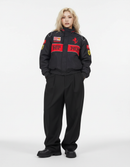 Ferrari F1 Center Split Racing Jacket Black