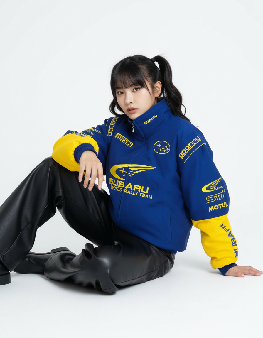 SUBARU Rally Racing Jacket Yellow