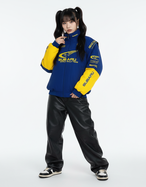 SUBARU Rally Racing Jacket Yellow