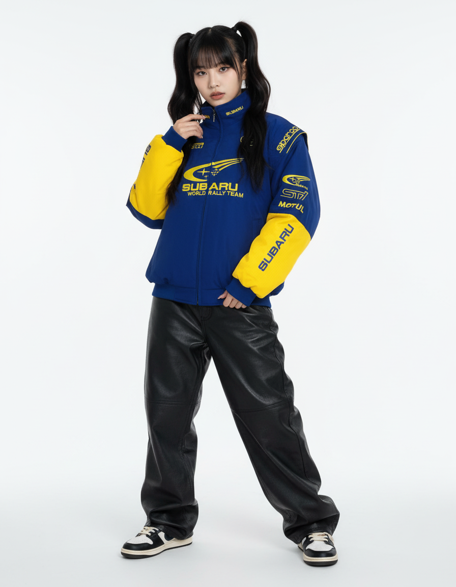 SUBARU Rally Racing Jacket Yellow