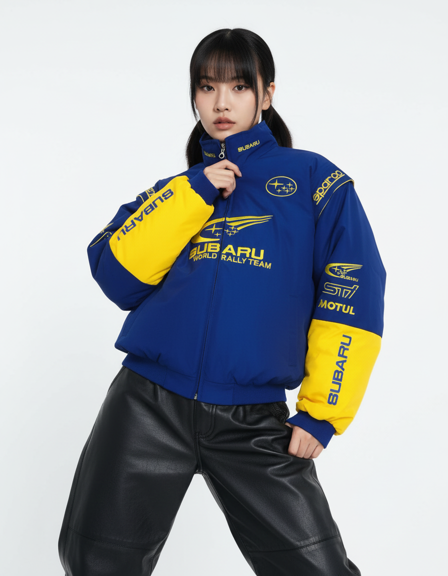 SUBARU Rally Racing Jacket Yellow