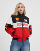[Spring/Summer/Cottonless] Ferrari F1 Racing Jacket White