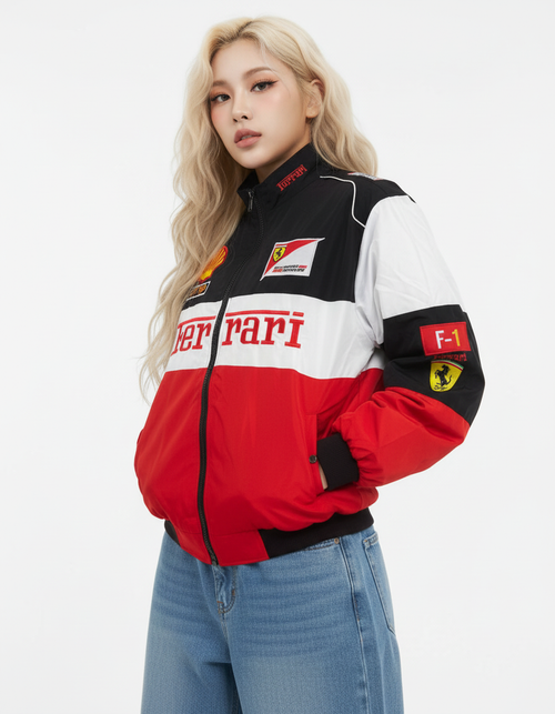 Ferrari F1 Racing Jacket White