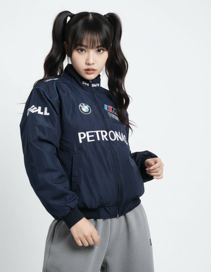BMW F1 レーシングジャケット ダークブルー – 300km/h Club