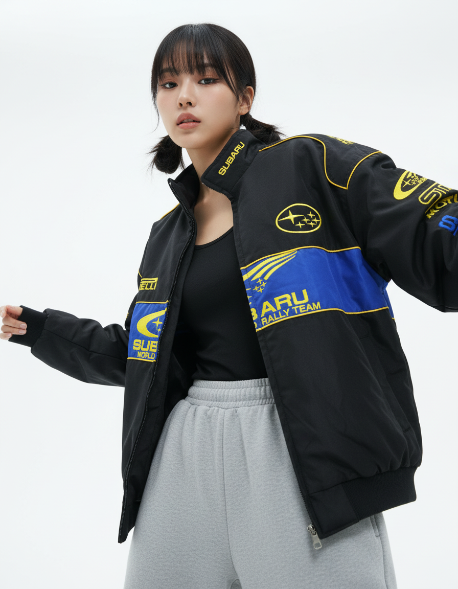 SUBARU Rally Racing Jacket Black
