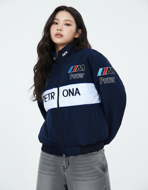 新品未使用 BMW WILL LAMS 刺繍 中綿 F1レーシングジャケット BMW Williams F1 レーシングジャケット XL 中綿ジャケット - メルカリ