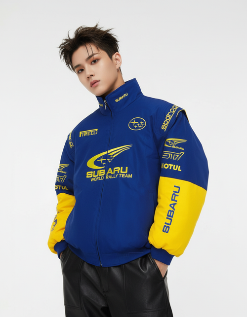 SUBARU Rally Racing Jacket Yellow