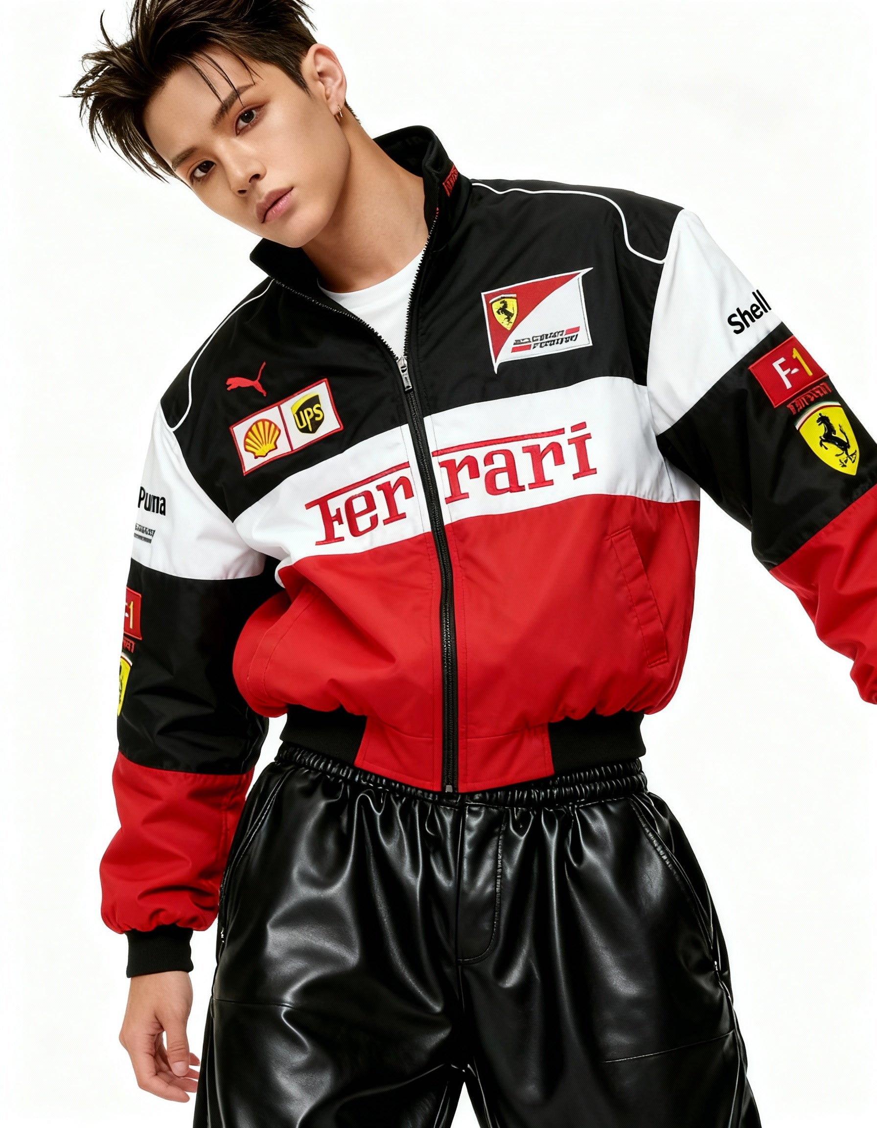 Ferrari F1 レーシングジャケット ホワイト – 300km/h Club